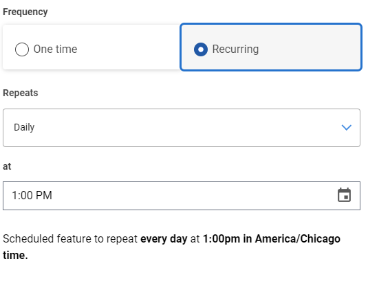 Setting Up a Scheduled Trigger in Builder