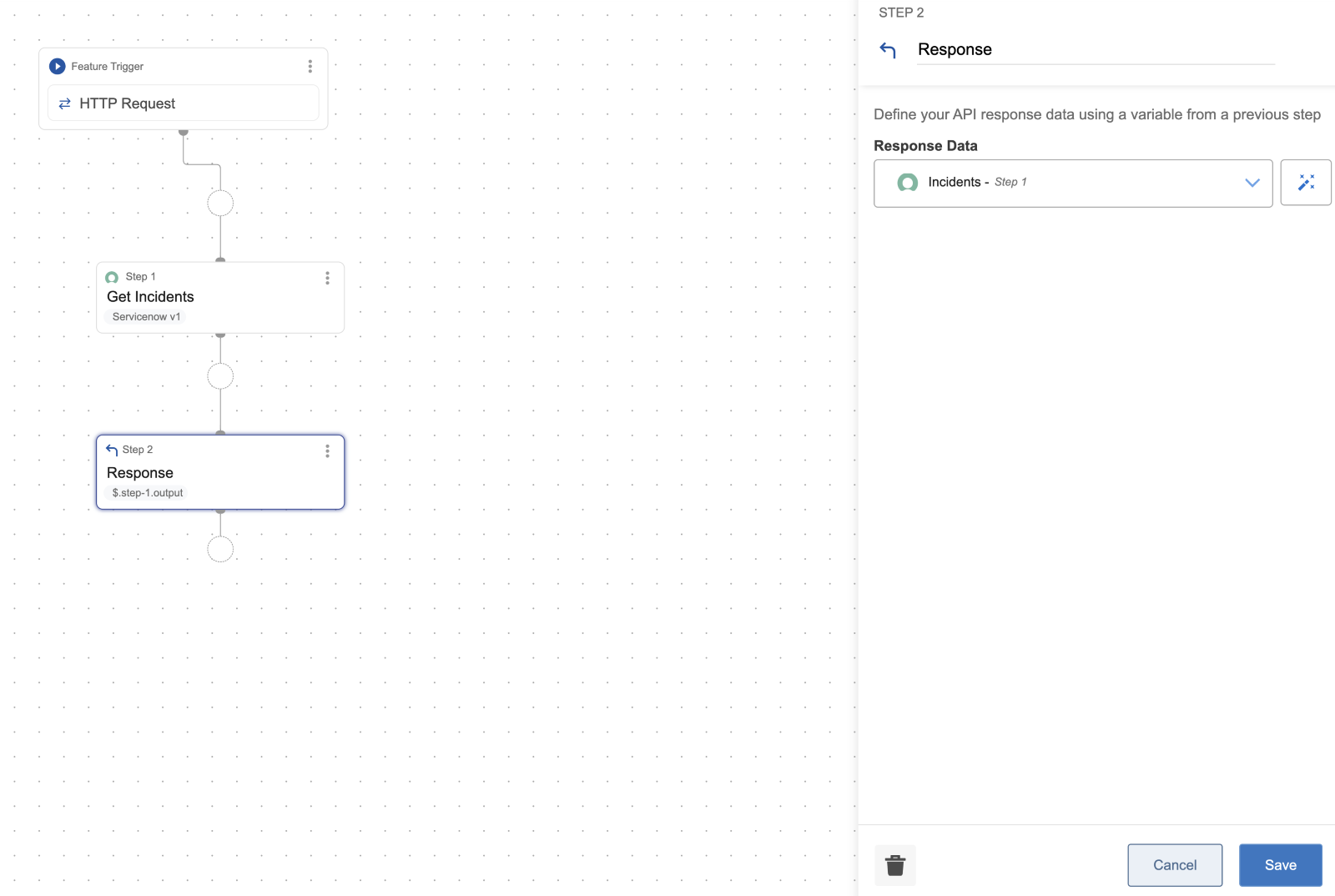 Setting Up an HTTP Request Trigger & Response for Builder