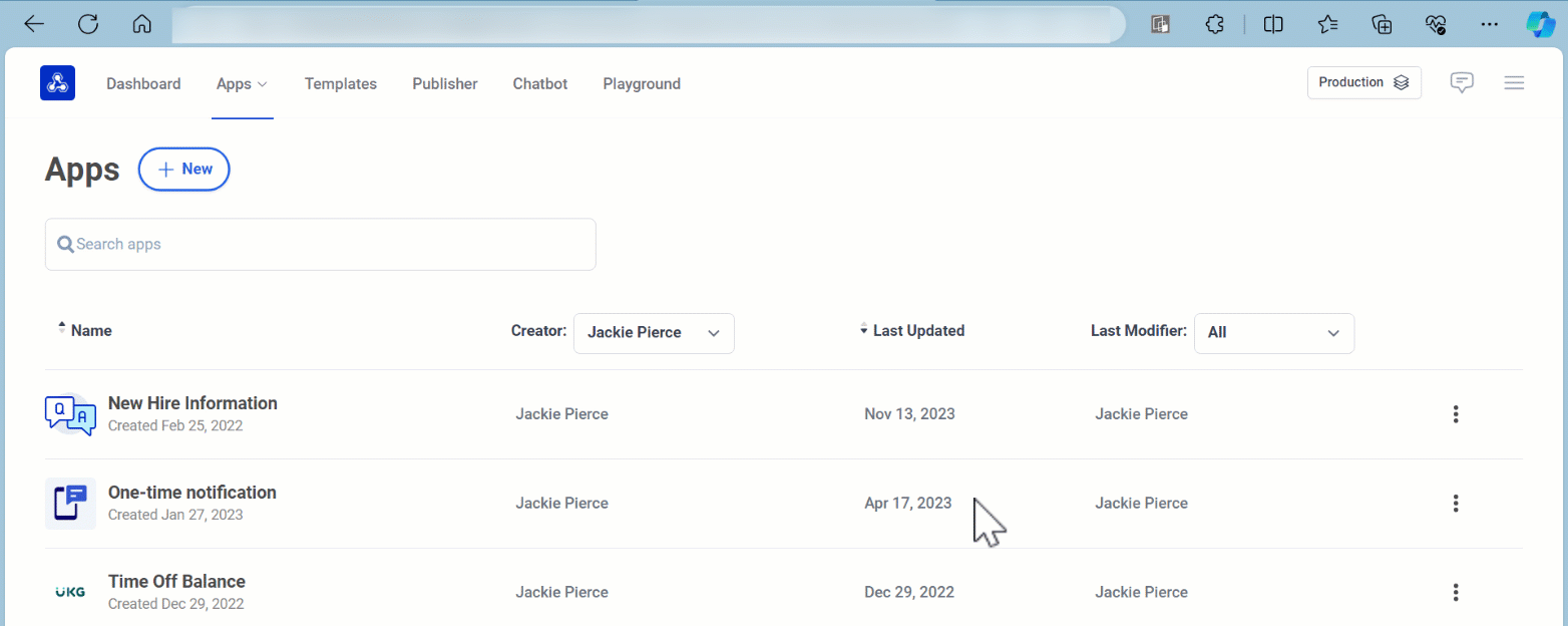 Exporting & Importing Builder Apps