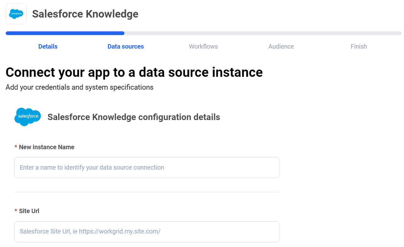 Builder Template: Salesforce Knowledge Installation