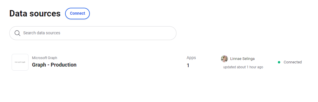 Connecting a Data Source