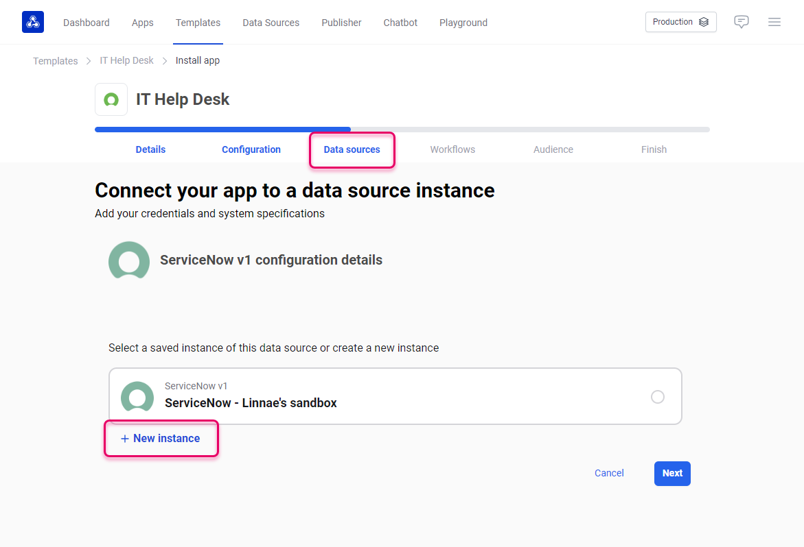 Connecting a Data Source