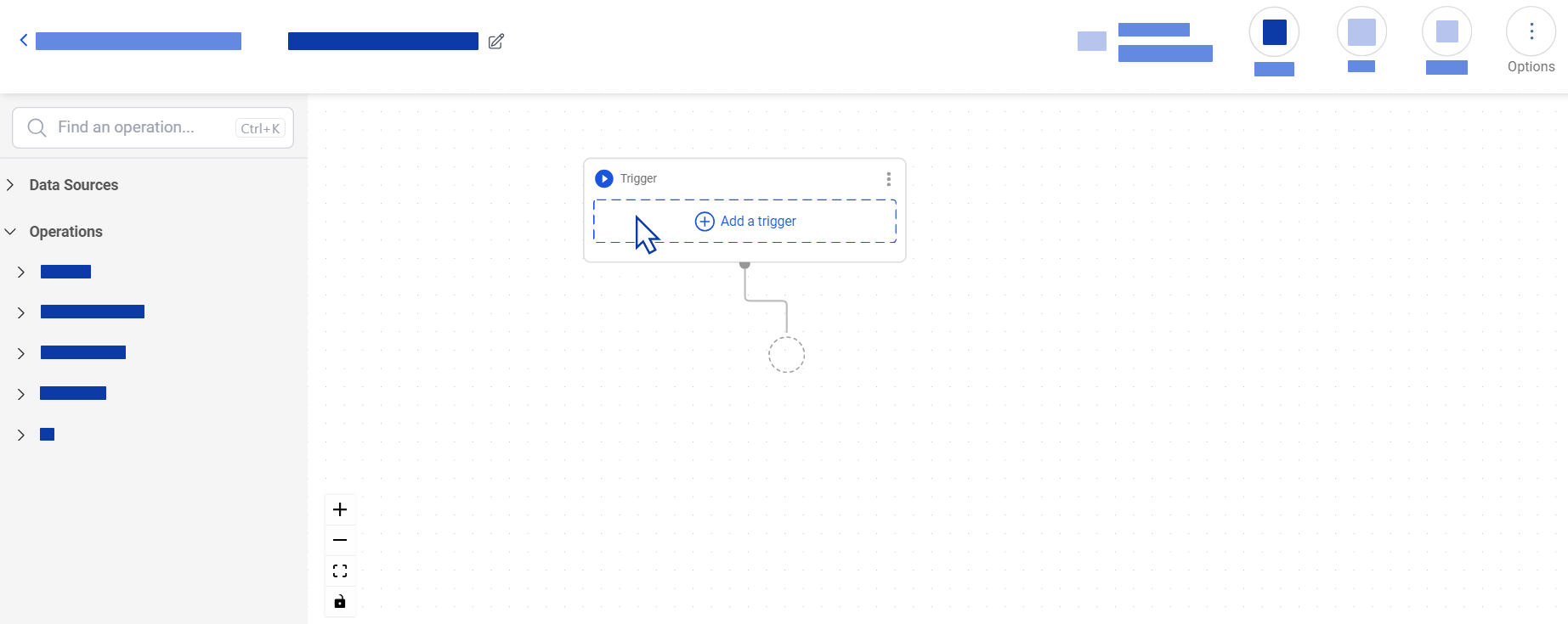 Navigating the Builder Canvas