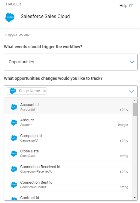 Data Source Details: Salesforce Sales Cloud