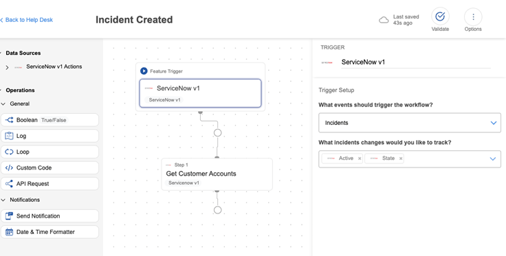 Data Source Details: ServiceNow